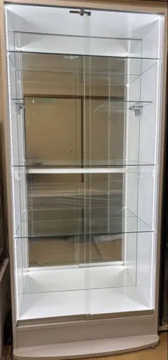 【希少】 ハーレーダビッドソン 店舗什器 ガラスショーケース キャスター付 希少】 ハーレーダビッドソン 店舗什器 ガラスショーケース キャスター