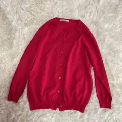 y*i様 stola. 赤 長袖カーディガン　Ｆサイズ 春夏物　593