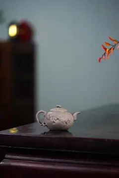 宜兴灰色泥の陶器製急須 手作り＜游龙供春＞150ml