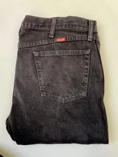 RUSTLER ブラックデニム 黒 W38L29 古着