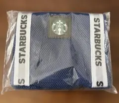 STARBUCKS メッシュエコバッグ ネイビー スタバ