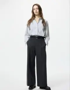 グレー カジュアルパンツ