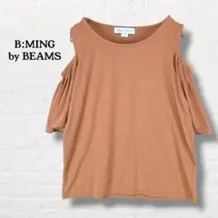 B:MING by BEAMS☆オープンショルダー カットソー【One.】 茶系