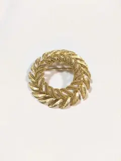 アンティーク リーフモチーフ ブローチのサムネイル