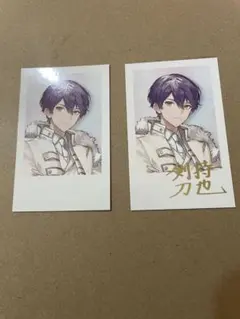 にじさんじ 6周年 ランダムチェキ風カード・シール 剣持刀也