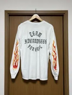 Hide and Seek ファイヤーパターン 長袖Tシャツ Lのサムネイル