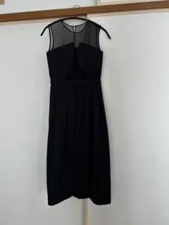 laboratory work/ノースリーブ黒ワンピース