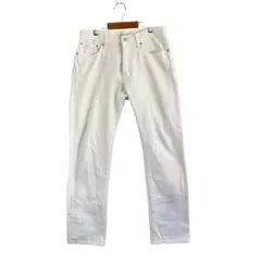 【GAP】ホワイトデニム ストレート パンツ ストレッチ シンプル コットン Lのサムネイル