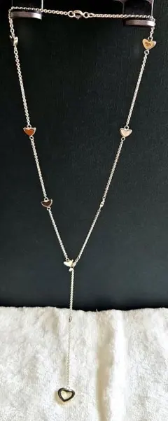 【美品】ティファニー ハートリンクラリアット ネックレス