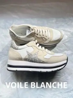 VOILE BLANCHE(ボイル ブランシェ)スニーカー 星型グリッター 37のサムネイル