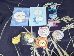ちいかわ　ブロマイド　ステッカー　ラバーマスコット　など　8点
