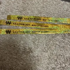 AAA TOUR 2017 WAY OF GLORY 銀テープ 3本セット