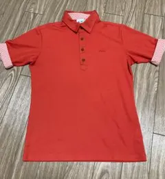 adidas アディダス ゴルフ ポロシャツ M/M 赤　レッド