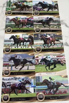 40枚限定 競馬 ホースレーシングカード ロマンチックウォリアー サイン