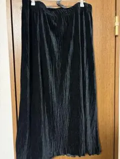 しまむら 4Lサイズ ベロアナロースカート