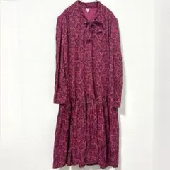 美品】マックスマーラ シルク 切り替え シャツ ワンピース 異素材