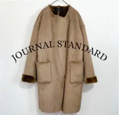 ジャーナル スタンダード ▶︎ ノーカラームートンライクコート 定番人気