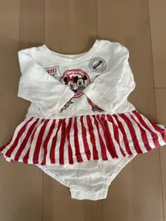 ベビー ロンパース ディズニー レトロ しまむら バースデイ 70 80