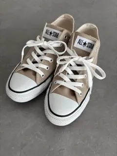 converse コンバース オールスター ベージュ スニーカー 25.5cm