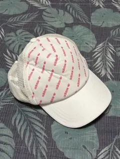 adidas キャップ ホワイト ピンク