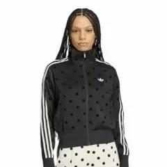 完売品adidas Originalsのドット柄トラックジャケット ブラックS 完売品 adidas Originalsドット柄トラックジャケット ブラック S