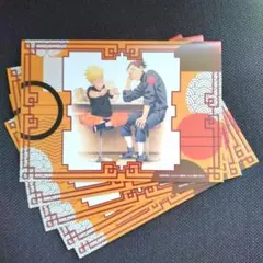 NARUTO　メタルバッジセット　缶バッジ　縁シリーズ　ナルト　イルカ　台紙のみ