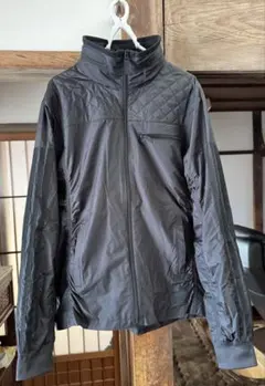 adidas ブラック　ウーブンジャケット　L サイズ