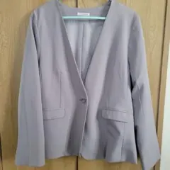 ジャケット レディース 濃いグレー