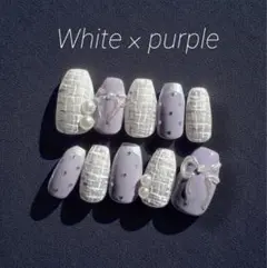 White×purple ショートバレリーナのみ