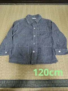 GU ストライプ柄 ジャケット 120cm