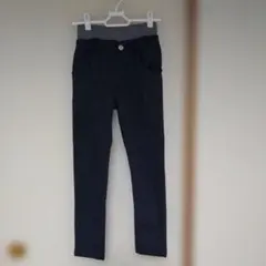 キッズ ロングパンツ ネイビー ウエストゴム