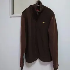 【値下げ 中古品】Puma ブラウン ハイネック ニットトレーナー М？