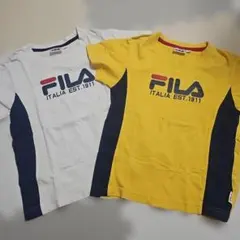 ▽FILA　Tシャツ　2枚セット　130cm