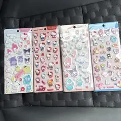 SALE！！サンリオ【キティ/クロミ/シナモンポムポムプリン】　ぷくっりシール