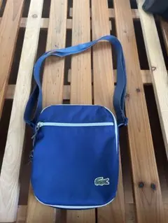 Lacoste ラコステ　ショルダーバック　ブルー
