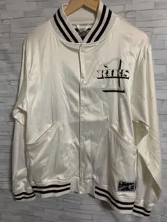 kikstyo スタジャン　ホワイト　M