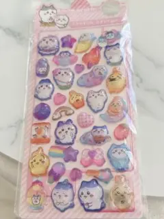 ちいかわ　ボンボンドロップシール　ウォーターシール　立体　3D