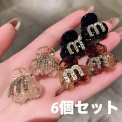 miumiu リボン ビジュー ヘアピン ヘアクリップ - メルカリ