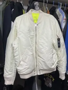 DIESEL MA-1フライトジャケット ホワイト