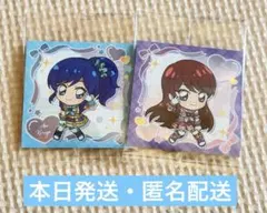 にふぉるめーしょん　アイカツ　シール　ウエハース2　霧矢あおい 紫吹蘭