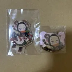 鬼滅の刃 アクスタ 缶バッジ 竈門禰豆子