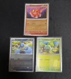 ポケモンカード151 カードファイルセット　プロモ　御三家