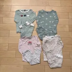 y*a様 petit bateau ベビーパジャマ 4点セット