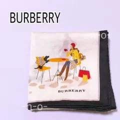 【新品未使用】匿名配送 BURBERRY バーバリー ハンカチ 女の子 犬
