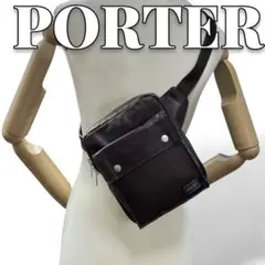 PORTER フリースタイル ブラウン メンズ ショルダーバッグ 9173