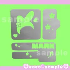 ♡M22♡ NCT127 DREAM マーク 草鈍器 ペンライト ステッカー