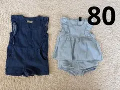 next フリル付きロンパース　Babygap 2点セット