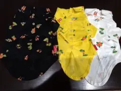 犬猫用服/アロハM×2.LL×1の３枚セット