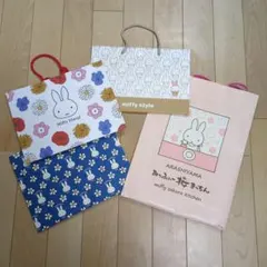 ミッフィー ショップ袋　ショッパー　4枚セット