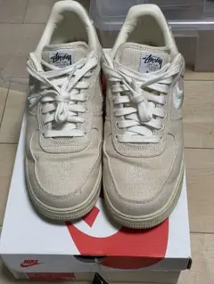 Stussy x Nike Air Force1Low FossilStone